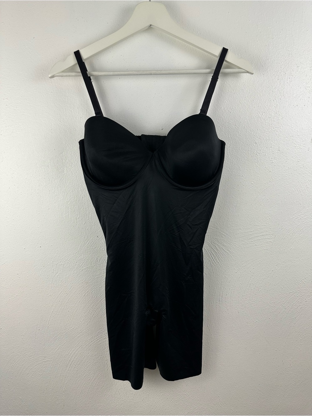 ASSETS BY SPANX BODYSUIT BLACK WOMEN'S SIZE L